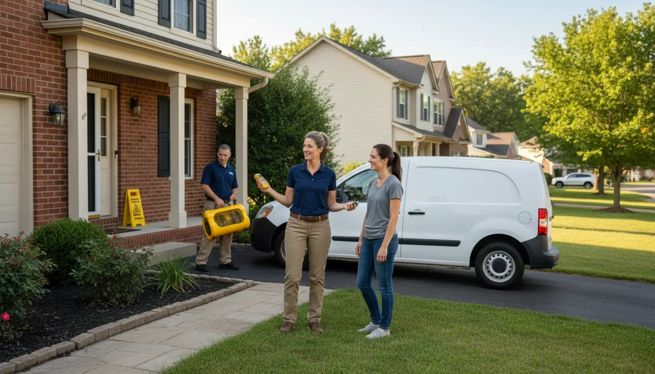 Residential water damage restoration in Kadoka, SD